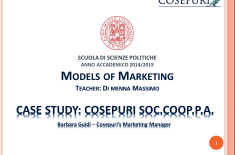 Cosepuri for Models of Marketing