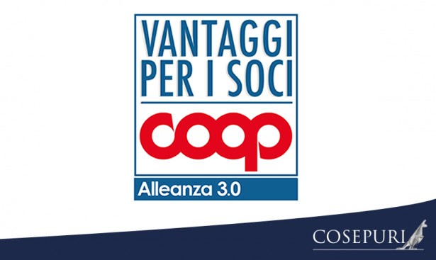 Cosepuri special offer for Coop Allenza 3.0 shareholders