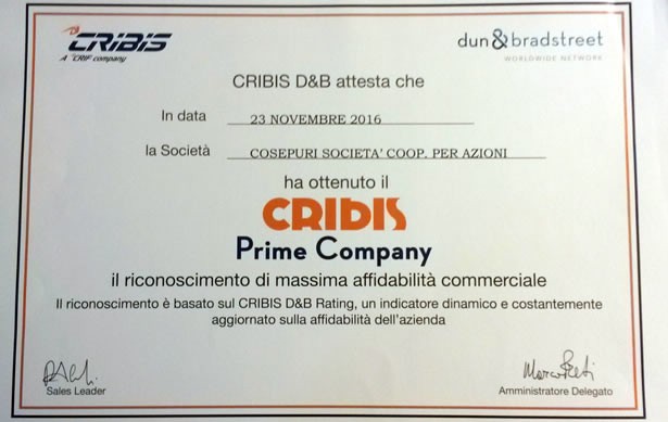 CRIBIS Prime Company