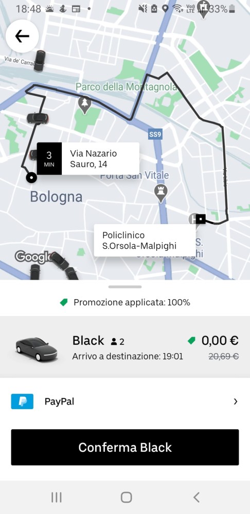 Da Uber e Cosepuri corse gratuite a Bologna per la campagna di vaccinazione COVID19