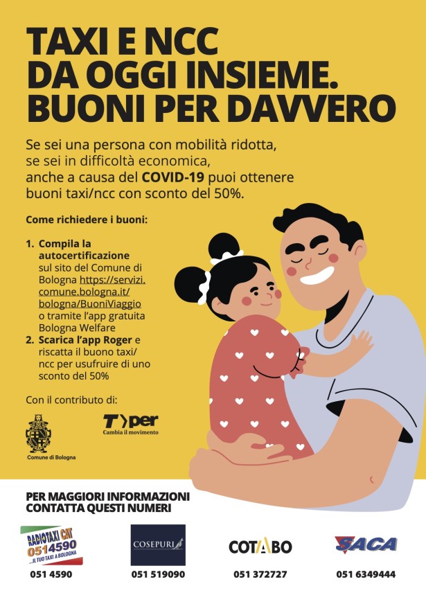 Taxi e NCC da oggi insieme. Buoni per davvero